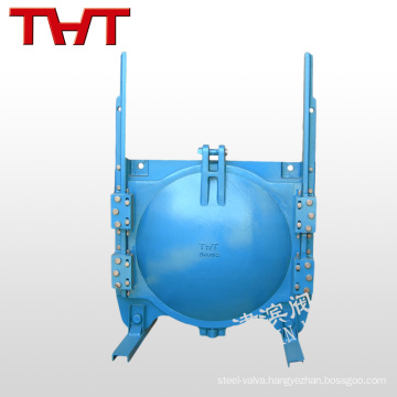 Ductile iron wall-mounted type round penstock for culvert